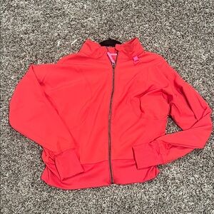 Women's Red Zip-Up Jacket